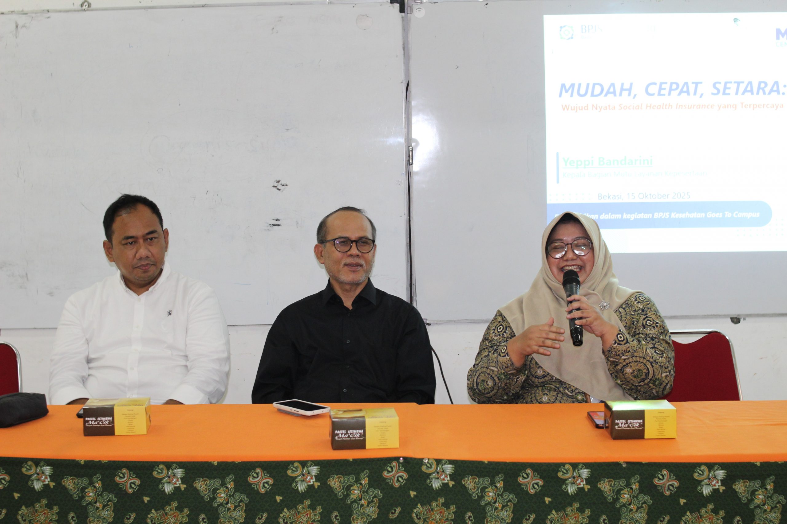 BPJS Kesehatan Bekerjasama dengan Universitas Islam 45 untuk Edukasi Mahasiswa tentang Program Jaminan Kesehatan Nasional (22) BPJS Kesehatan Bekerjasama dengan Universitas Islam 45 untuk Edukasi Mahasiswa tentang Program Jaminan Kesehatan Nasional (22)